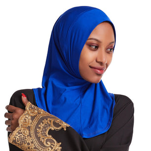 Women's Arabian Polyester Headwear Elegant Hijabs