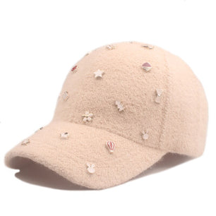 Women's Cotton Adjustable Strap Sun Protection Baseball Cap