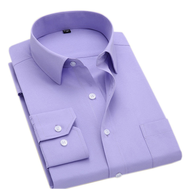 Men's Cotton Turn-Down Collar Full Sleeves Single Breasted Shirt