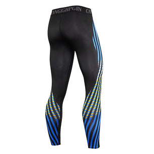 Men's Polyester Quick Dry Compression Workout Leggings