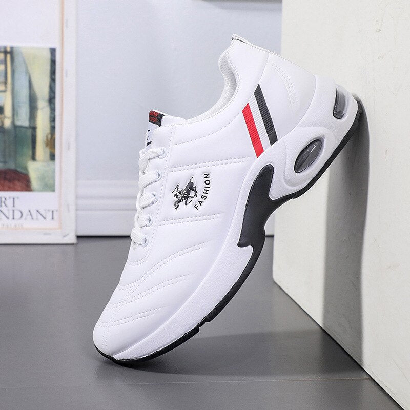 Men's Synthetic Round Toe Slip-On Closure Breathable Sneakers