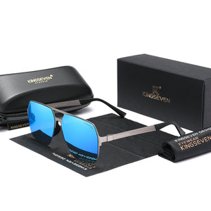 Men's Aluminium Magnesium Polarized UV400 Polygon Sunglasses