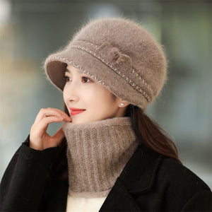 Women's Acrylic Solid Pattern Windproof Casual Wear Warm Hats