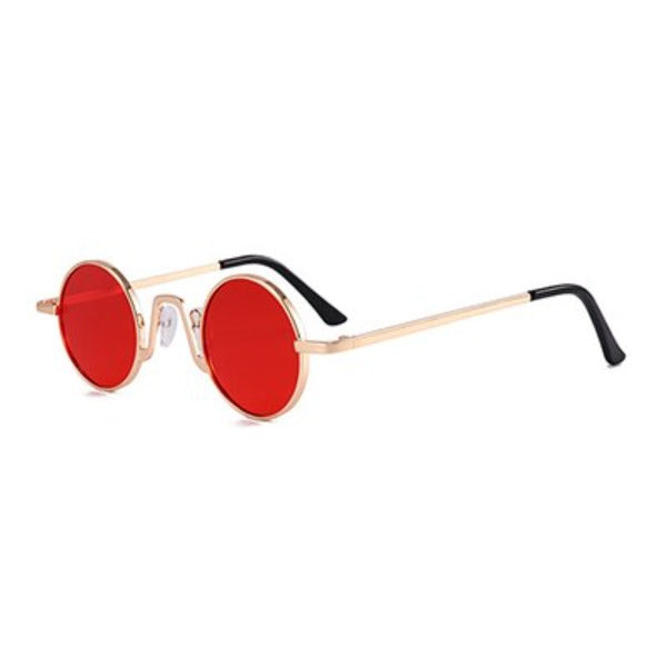 Kid's Polycarbonate Retro Sun Shades Vintage Round Sunglasses