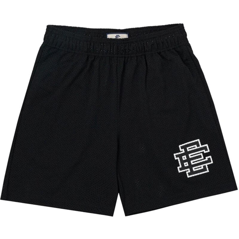 Men's Polyester Mid Waist Breathable Sportswear Elegant Shorts