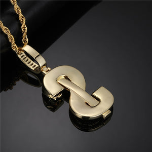 Men's Copper Cubic Zircon Link Chain Hip-Hop Geometric Necklace