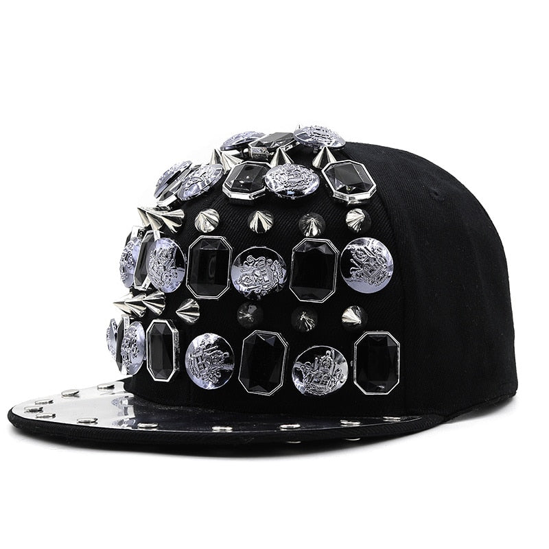 Men's Cotton Adjustable Hip Hop Funky Pattern Luxury Outdoor Caps