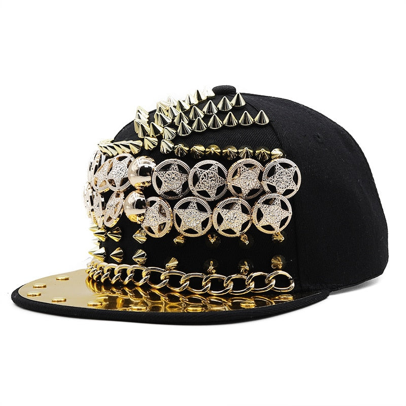 Men's Cotton Adjustable Hip Hop Funky Pattern Luxury Outdoor Caps