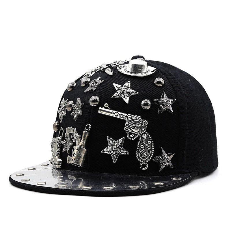 Men's Cotton Adjustable Hip Hop Funky Pattern Luxury Outdoor Caps