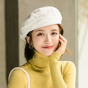 Women's Wool Retro Hollow Octagonal Casual Wear Trendy Hat
