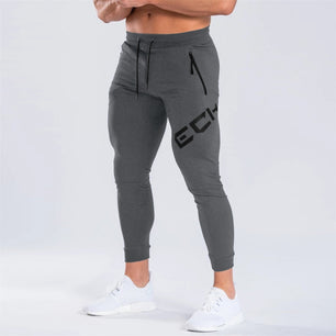 Men's Cotton Drawstring Closure Sweatpants Gymwear Trousers