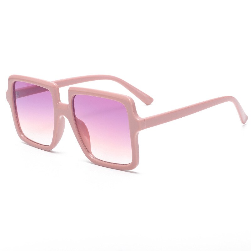 Women's Cat Eye Colorful Acrylic Lens Thin Resin Frame Sunglasses