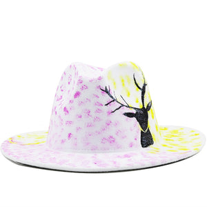 Women's Cotton Animal Pattern Casual Wear Elegant Trendy Hat