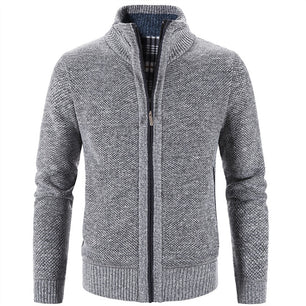 Men's Polyester Full Sleeves Single Breasted Winter Fit Sweater