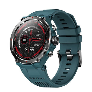 Men's TFT Round Shaped Waterproof HD Screen Trendy Smart Watches