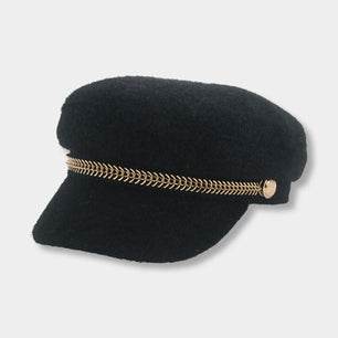 Women's Acrylic Pearl Fashionable Winter Military Luxury Hat