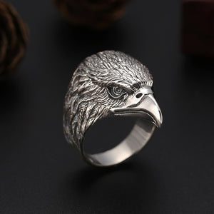 Men's 100% 925 Sterling Silver Animal Pattern Classic Ring