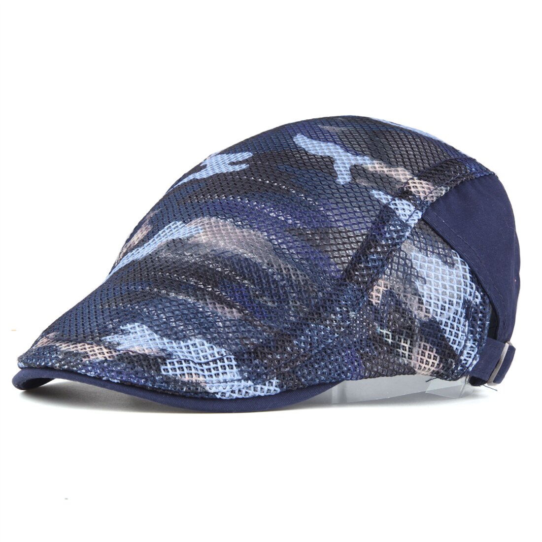 Men's Cotton Adjustable Strap Camouflage Pattern Casual Caps