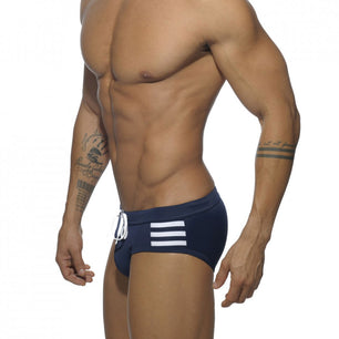 Men's Drawstring Closure Quick-Dry Compression Swimwear Short