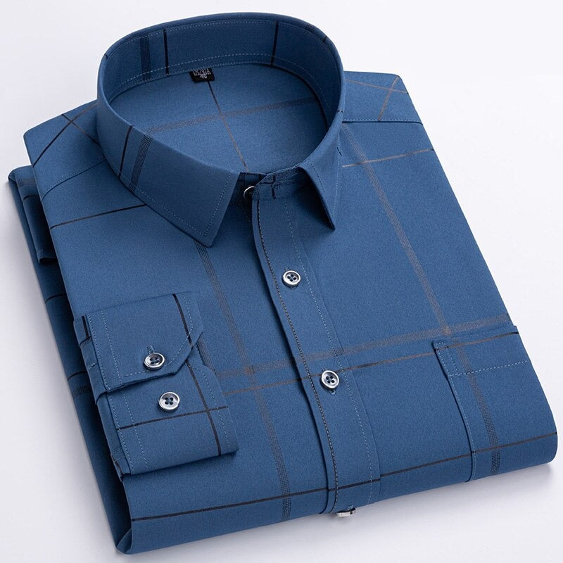 Men's Turndown Collar Full Sleeves Single Breasted Casual Shirts