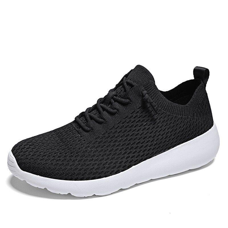 Men's Mesh Breathable Lace-up Closure Walking Casual Wear Shoes