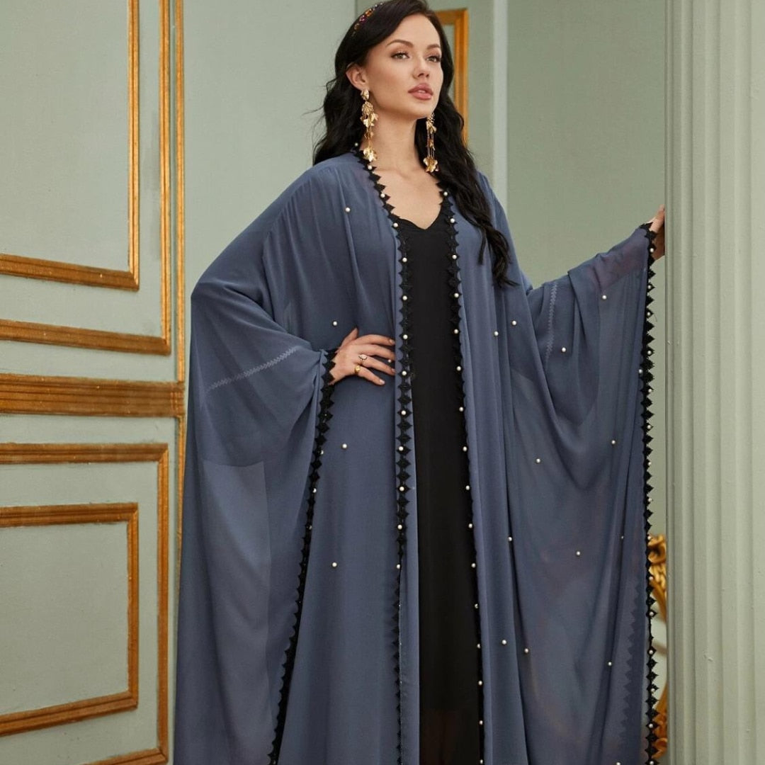 Women's Arabian Polyester Full Sleeves Casual Wear Long Abaya