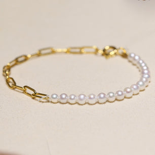 Women's 100% 925 Sterling Silver Freshwater Pearl Classic Bracelet