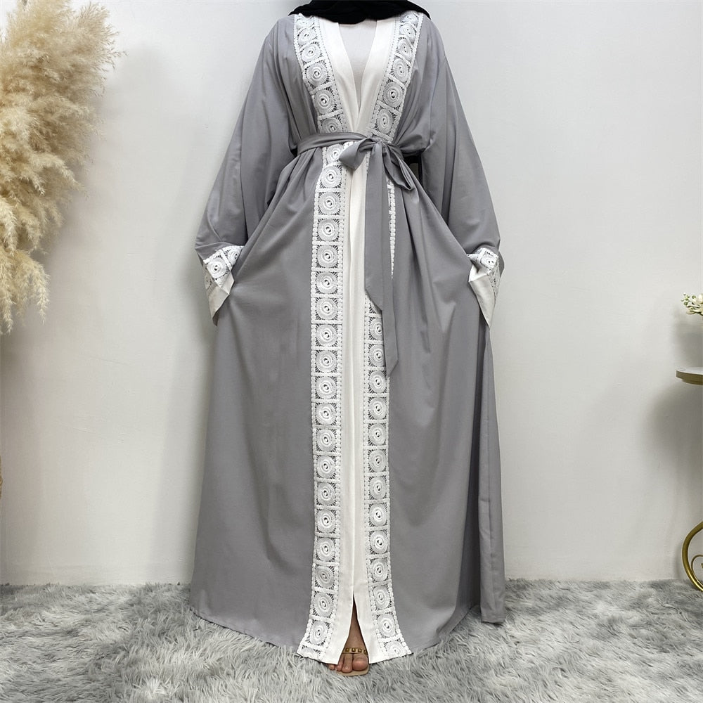 Women's Arabian Polyester Full Sleeves Elegant Casual Abaya