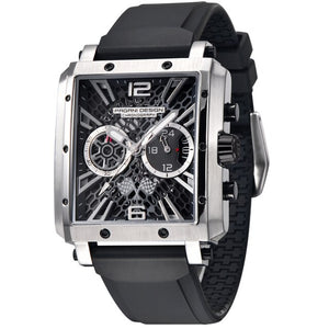 Men's Stainless Steel Multifunctional Hook Buckle Clasp Watches