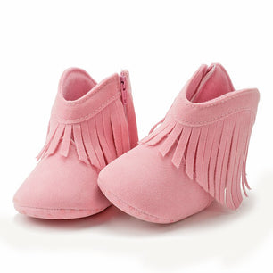 Baby's Suede Round Toe Anti-Slippery Solid Pattern Casual Shoes