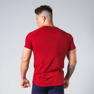 Men's Cotton Short Sleeves Gym Fitness Running Workout T-Shirt