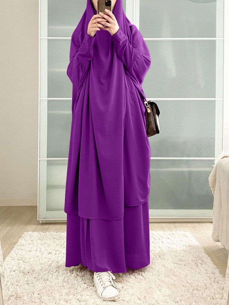 Women's Arabian Polyester Full Sleeve Solid Pattern Casual Abaya