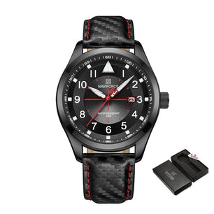 Men's Hardlex Buckle Clasp Mechanical Round Pattern Watches