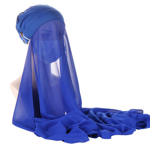 Women's Arabian Polyester Headwear Plain Hijabs