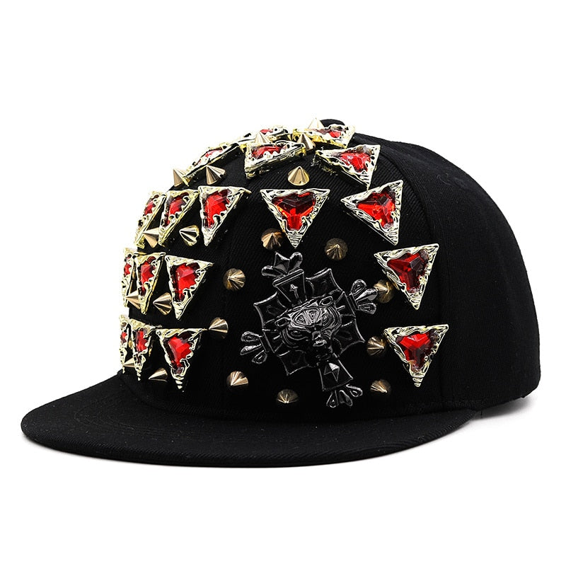 Men's Cotton Adjustable Hip Hop Funky Pattern Luxury Outdoor Caps