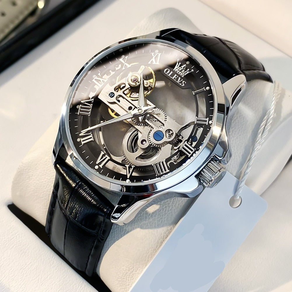 Men's Automatic Stainless Steel Waterproof Mechanical Watches