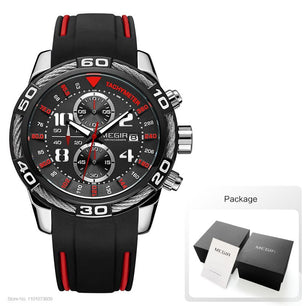 Men's Alloy Buckle Clasp Water-Resistant Quartz Luxury Watches