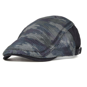 Men's Cotton Adjustable Strap Camouflage Pattern Casual Caps