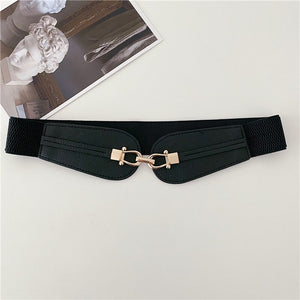 Women's PU Leather Hook Closure Comfortable Waist Belt