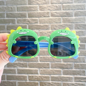Kid's Polycarbonate Frame Square Shaped UV400 Classic Sunglasses