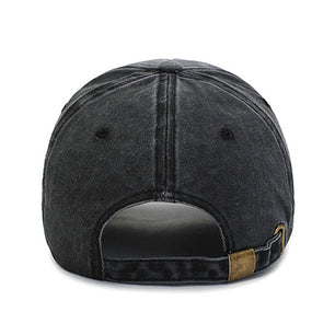 Men's Cotton Adjustable Strap Sun Protection Hip Hop Baseball Cap