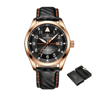 Men's Hardlex Buckle Clasp Mechanical Round Pattern Watches