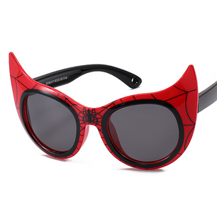 Kid's Cat Eye Acetate Frame Anti Shades Flexible Sunglasses