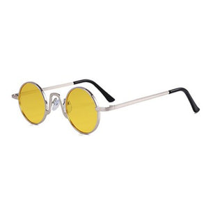 Kid's Polycarbonate Retro Sun Shades Vintage Round Sunglasses