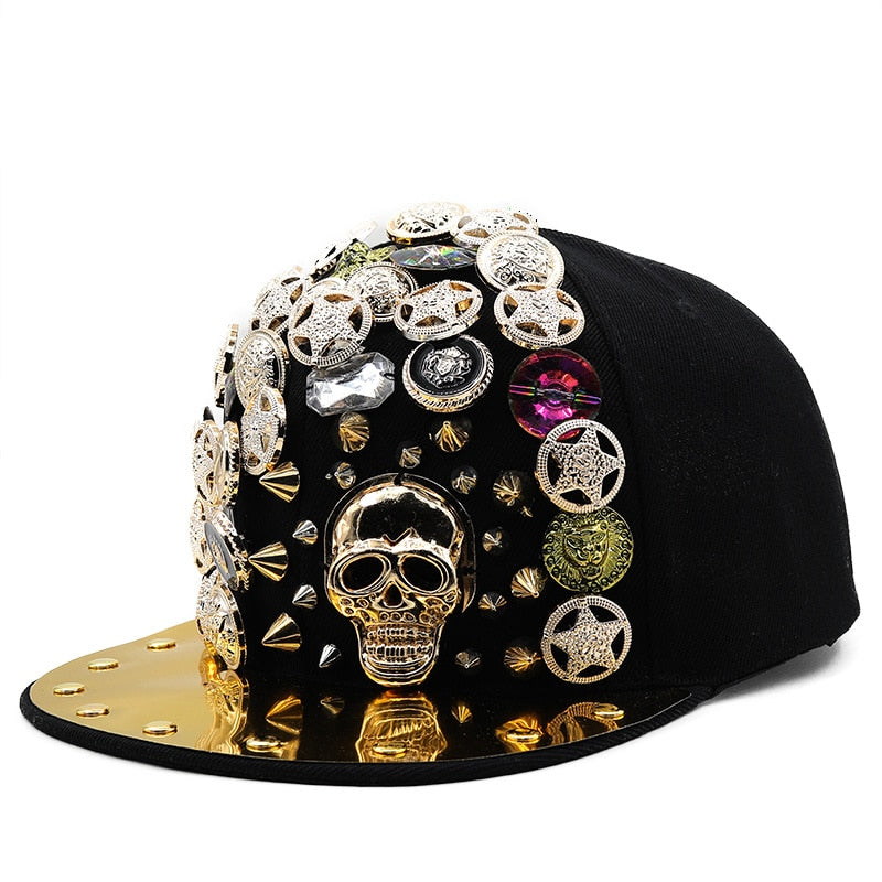 Men's Cotton Adjustable Hip Hop Funky Pattern Luxury Outdoor Caps