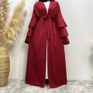 Women's Arabian Polyester Full Sleeves Elegant Casual Abaya