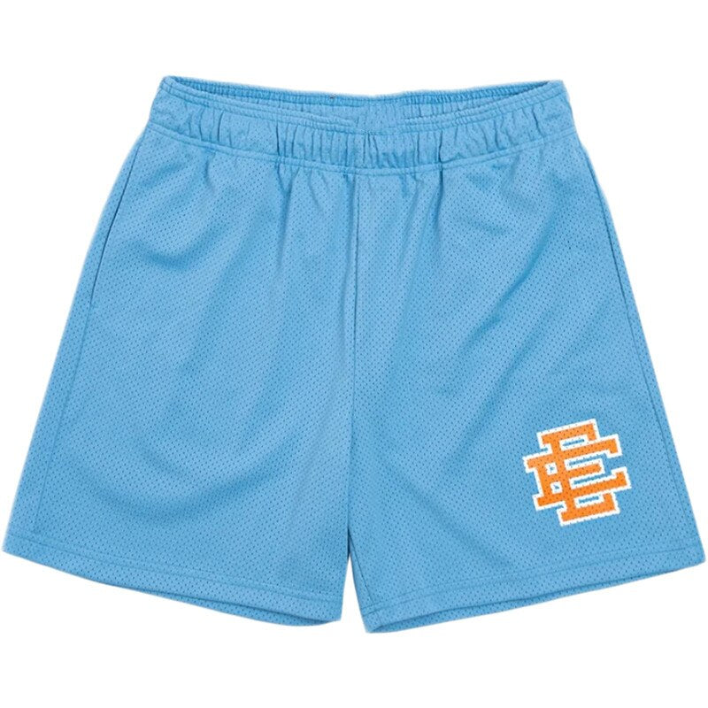 Men's Polyester Mid Waist Breathable Sportswear Elegant Shorts