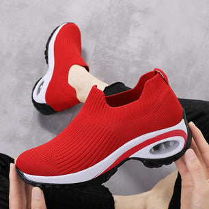 Women's Mesh Slip-On Closure Breathable Running Casual Sneakers