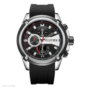 Men's Alloy Buckle Clasp Water-Resistant Quartz Round Watches