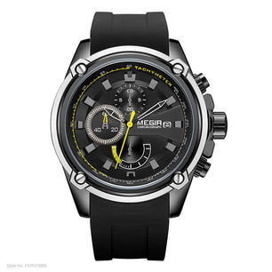 Men's Alloy Buckle Clasp Water-Resistant Quartz Round Watches